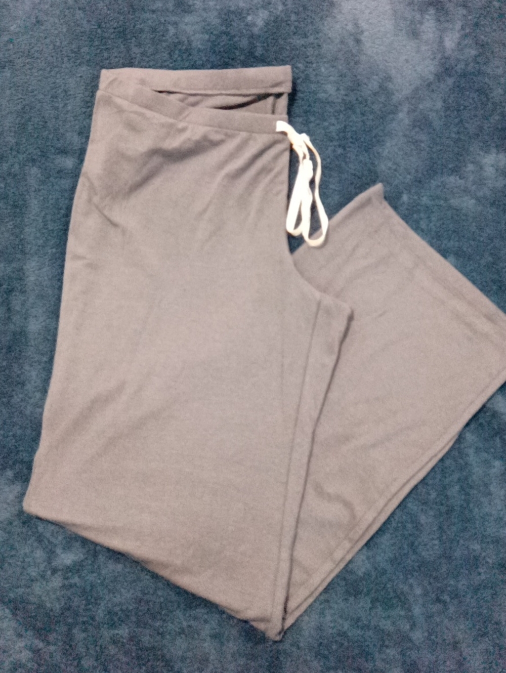 Women's Cozy Gray Drawstring Lounge Pants